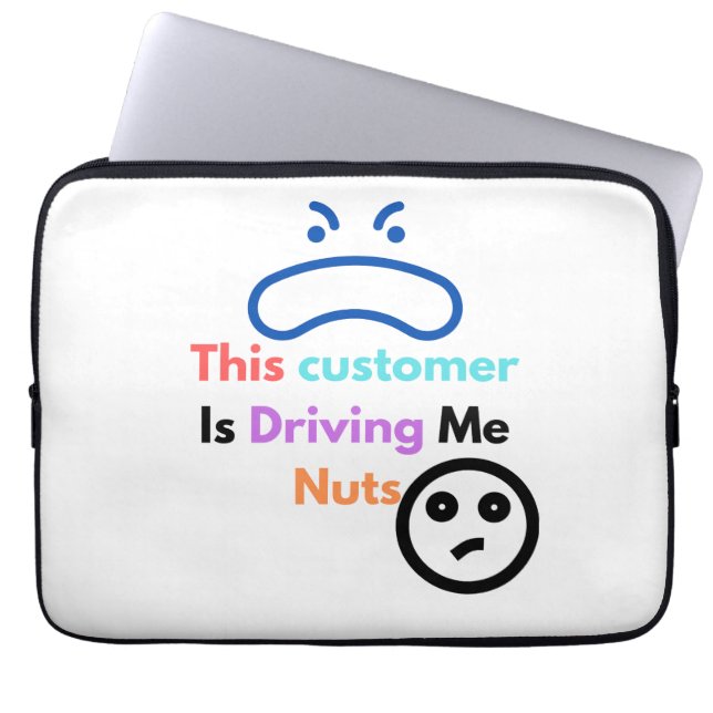 Capa Para Notebook Este cliente está me dando loucos (Frente)