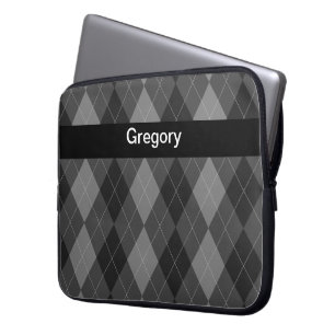 Capa Para Notebook Estilo de Argyle da caixa do laptop do monograma