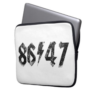 Capa Para Notebook Estilo de Rock do 8647 Anti Trump Retro Vintage 80