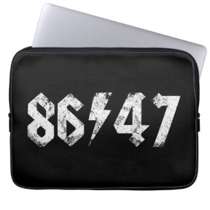 Capa Para Notebook Estilo de Rock do 8647 Anti Trump Retro Vintage 80