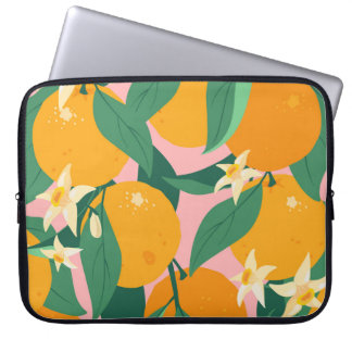 Capa Para Notebook Estilo De Vintagem Desenhado À Mão Do Citro