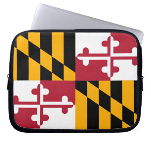 Capa Para Notebook Estilo do design da bandeira do estado de Maryland