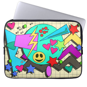 Capa Para Notebook Estilo doido dos desenhos animados 90s