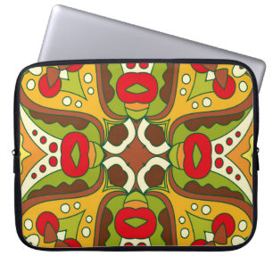 Capa Para Notebook Estilo Étnico Oriental Padrão Invisível