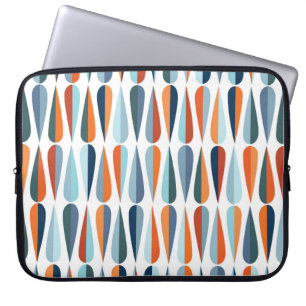 Capa Para Notebook estilo moderno do meio século retrô de padrão s