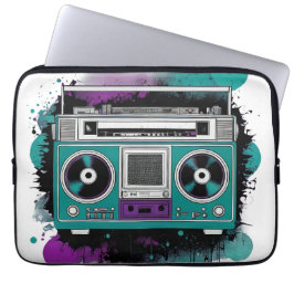 Capa Para Notebook Estilo Retroativo Urbano: Getto Blaster