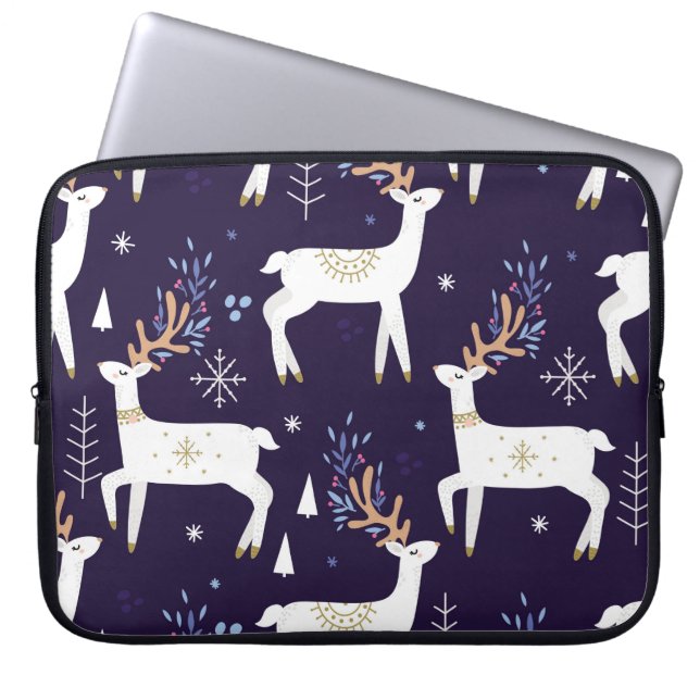 Capa Para Notebook Estilo sem costura de desenho animado bonito, moin (Frente)