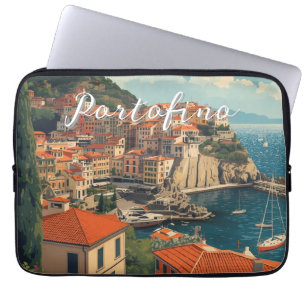Capa Para Notebook Estilo Vintage Portofino Genova Itália