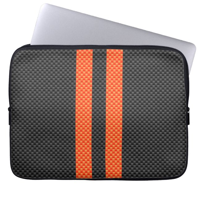 Capa Para Notebook Estimulação Laranja Estimulante de Carbono Impress (Frente)