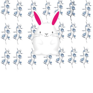 Capa Para Notebook estojo de coelho branco