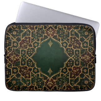 Capa Para Notebook Estojo de Laptop Árabe Islâmico de Luxo | Esmerald