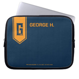 Capa Para Notebook Estojo de Laptop Azul Amarelo para Homem