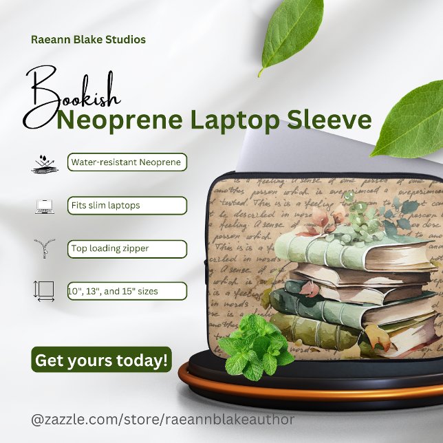 Capa Para Notebook Estojo de Laptop de Neoprene Bibliotecário (Criador carregado)