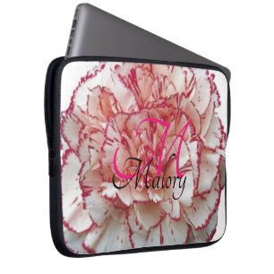 Capa Para Notebook Estojo de Laptop Personalizado com Monograma de Fl