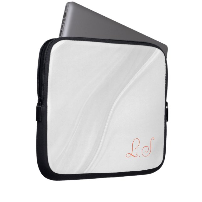 Capa Para Notebook Estojo de Tablet Branco Elegante para Laranja 10 p (Frente Esquerda)