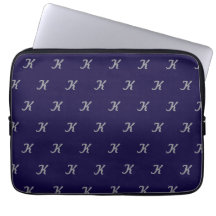Estojo de Tablet Inicial (Azul Marinho & Prata)