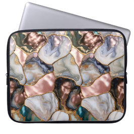 Capa Para Notebook Estojo Elegante para Laptop Rose Marble
