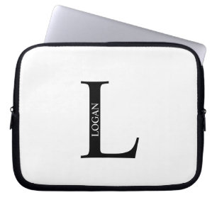Capa Para Notebook Estojo para Laptop com Monograma e Nome Personaliz