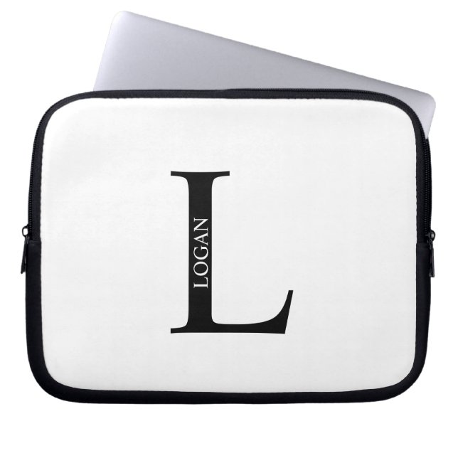 Capa Para Notebook Estojo para Laptop com Monograma e Nome Personaliz (Frente)
