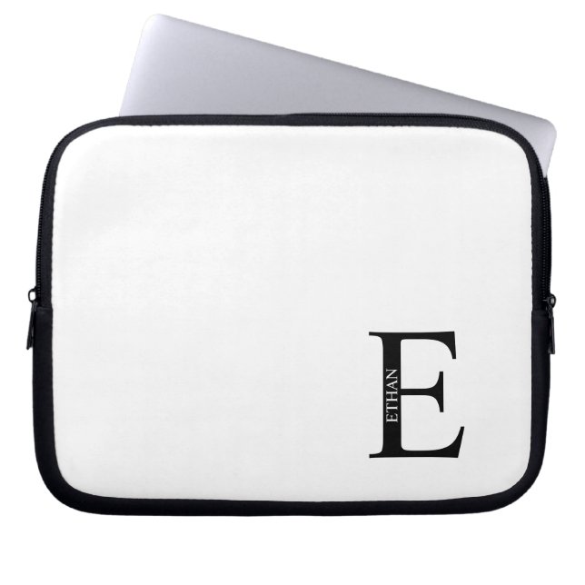 Capa Para Notebook Estojo para Laptop com Monograma e Nome Personaliz (Frente)