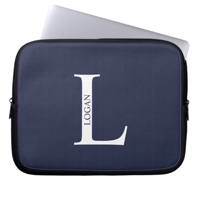 Capa Para Notebook Estojo para Laptop com Monograma e Nome Personaliz (Frente)