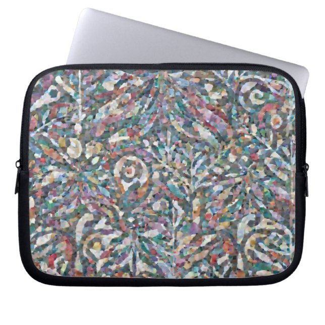 Capa Para Notebook Estojo para Laptop com Padrão Mosaico Abstrato Col (Frente)