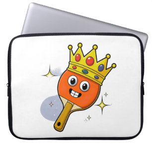 Capa Para Notebook Estojo para Laptop com Raquete de Tênis de Mesa de