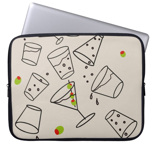 Capa Para Notebook Estojo para Laptop de Bebidas (Frente)