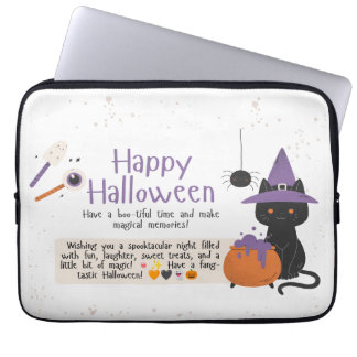 Capa Para Notebook 🎃 Estojo para Laptop de Halloween