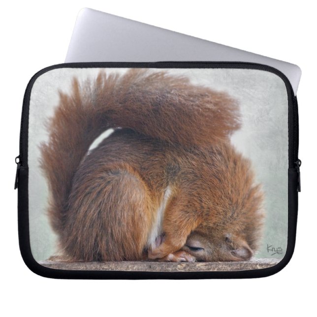Capa Para Notebook Estojo para Laptop Esquilo Yoga (Frente)