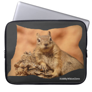 Capa Para Notebook Estojo para Laptop HAMbyWhiteGlove Squirrel