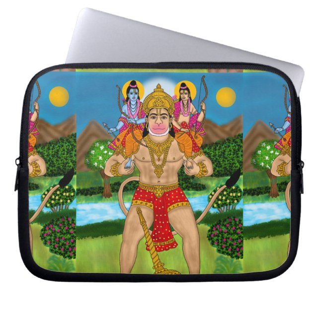 Capa Para Notebook Estojo para Laptop Hanuman (Frente)