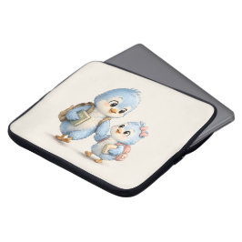 Capa Para Notebook Estojo para Laptop Irmãozinho Passarinho Fofo