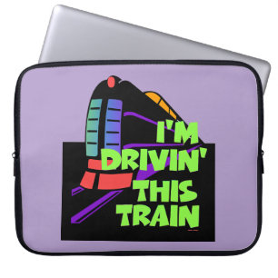 Capa Para Notebook Estou Dirigindo Este Trem Lavanda