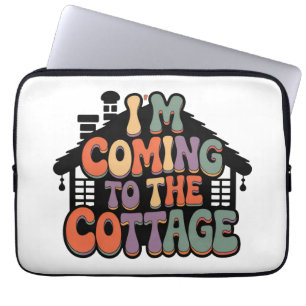 Capa Para Notebook Estou indo para o Chalé