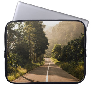 Capa Para Notebook estrada de concreto de cinza pela manhã