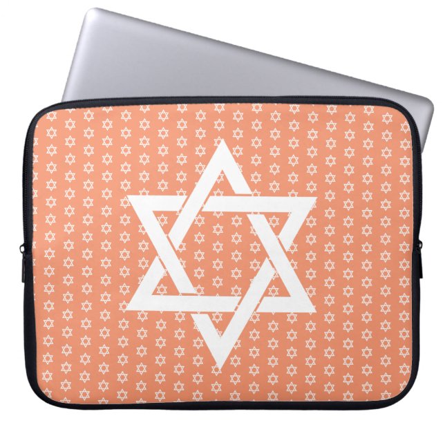 Capa Para Notebook Estrela branca de David Seamless (Frente)