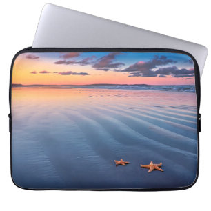 Capa Para Notebook Estrela do mar na areia