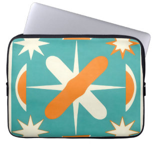 Capa Para Notebook Estrela Explosiva Atômica Modernista de Meados do