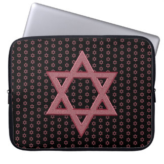 Capa Para Notebook Estrela Rosa de David Seamless