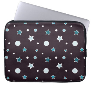 Capa Para Notebook Estrelas Azuis