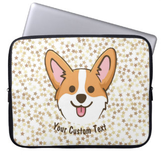 Capa Para Notebook Estrelas de Cachorro-Puppy Pembroke Personalizadas