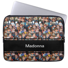 Capa Para Notebook Estresse de trabalho preto