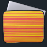 Capa Para Notebook Estrias Amarelas Vermelhas Laranja<br><div class="desc">Bolsa de laptop Laranja Vermelho Amarelo</div>