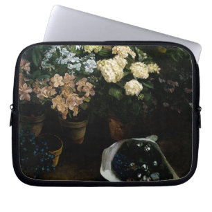 Capa Para Notebook Estudo de Flores por Frederic Bazille