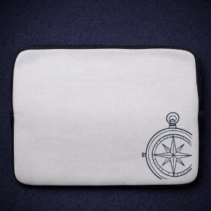 Capa Para Notebook Estudo Noturno bússola dark academia