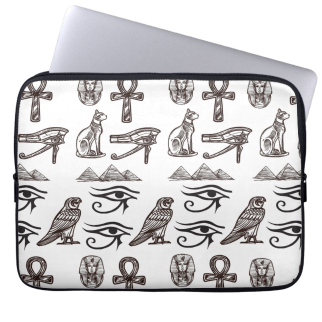 Capa Para Notebook Eterno egípcio Antiguidades Padrões digitais (Frente)
