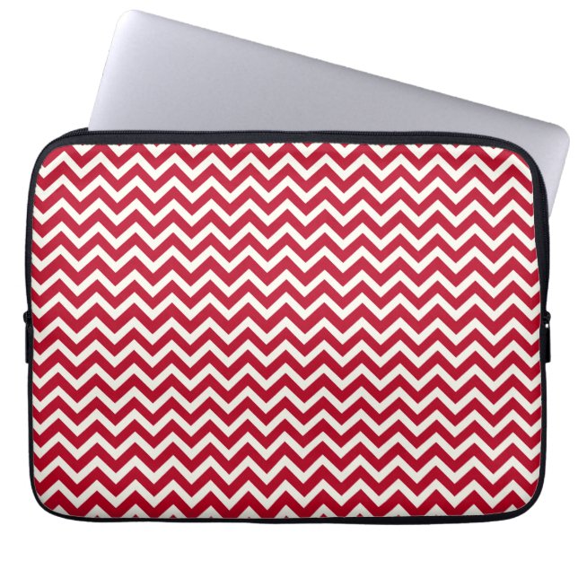 Capa Para Notebook Etiqueta de Eletrônicos de padrão Zigzag (Frente)