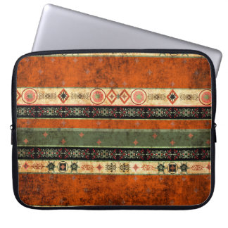 Capa Para Notebook Etnia Boho Grunge, Padrão Colorido.
