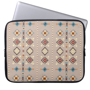 Capa Para Notebook Étnica: padrão tribal sem descontinuidades